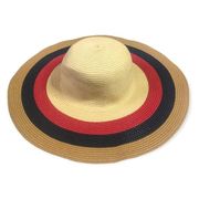 Target  Wide Brim Floppy Striped Oversized Straw Sun Hat