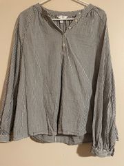 Women’s Striped Blouse Sz M