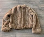 Tularosa  tan faux fur jacket