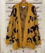 Cheetah Print Cardigan