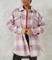 ✨ PLAID BUTTON DOWN SHACKET  COAT✨