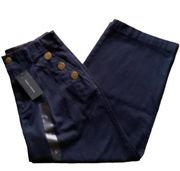 New Tommy Hilfiger Navy Blue Sailor Pants Size 2