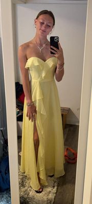 Yellow Prom Dress