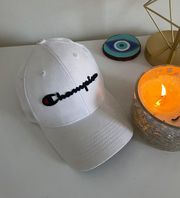 Champion White  Baseball Cap