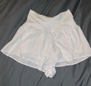 White criss cross aerie shorts