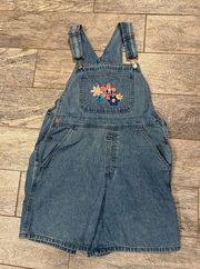 Big Dogs Shortalls Bib Overalls Shorts size Medium Vintage Womens Denim Bibs