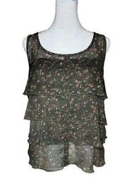 Mossimo Floral Top Women’s L