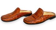 Kenneth Cole Alligator Leather Italian Mules