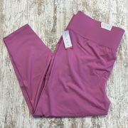 Livi Active by Lane Bryant NWT Pink 7/8 Leggings Size 22/24