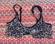 MESH CHEETAH UNDERWIRE BRA