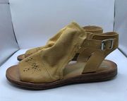 Miz Mooz Leather Ankle-Strap Sandals Fifi Wheat  EU 41 M US 10