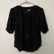 Maeve by Anthropologie black blouse