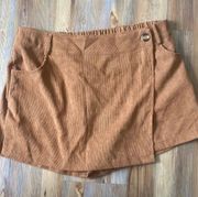 Suede Skort