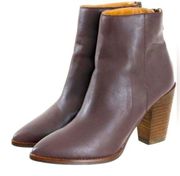 Lucky Brand Shoes LP Adalan Women's Booties Boots Size 8 Leather Brown NEW