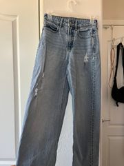 Denim Sky High Wide Leg Jeans