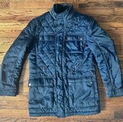 Vtg Women’s Hawke & Co Quilted Jacket Black Collection