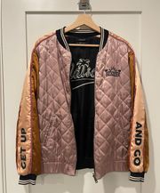 Silk Bomber Jacket