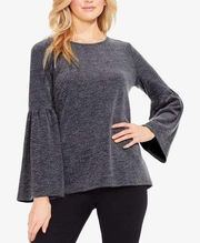 blue bell sleeves brushed fleece top relaxed fit women’s Size 1X