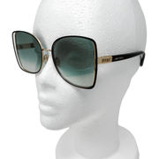 Jimmy Choo Frieda Oversized Butterfly Jeweled Sunglasses with case