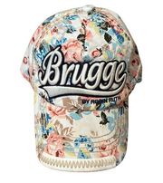 Robin Ruth Brugge (Belgium) Floral Embroidered Hat Cap SnapBack