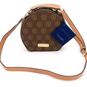 NWT Adrienne Vittadini Clam Case Crossbody Bag