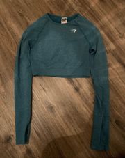 Long-sleeve Crop Top