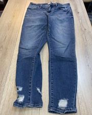 Willow and root blue jean skinny denim