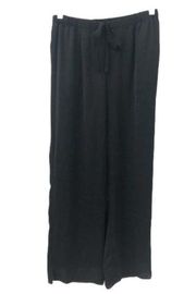 H Halston silky drawstring pants