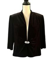 Vintage Alex Evenings velvet or velour feel Jacket. Size XLP