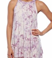 Olivia Sky Edelberry Combo Tie Dye Swing  Tunic L