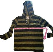 Quiksilver men’s striped Hoodie Size Medium