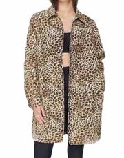 Spiritual Gangster Cheetah Dope Soul Coach Jacket Sz S