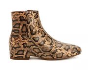 New! Aquatalia Ulyssa Snakeskin Ankle Booties