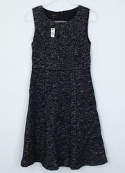 Talbots Sleeveless Fit & Flare Tweed Dress Size 4 NWT