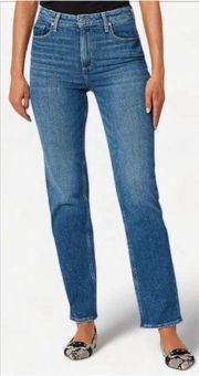 Paige Stella Roadhouse High Rise Whiskered Straight Leg Denim Jeans Women’s 28