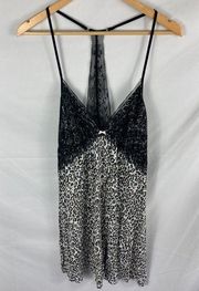 Victorias Secret Lace Halter Back Chemise Size Large