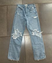 Jeans 90s  Jeans 90s Pinch Waist Distressed Jeans