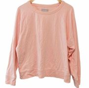 XL EVERLANE Light Pink Basic Sweater Crew Neck Pullover