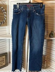 Cinch Kylie Cut Off Hem Slim Leg Jeans