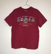 Disney embroidered Mickey and quote t shirt