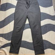 Houndstooth pants blue black patterned