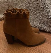 Brown Leather Heals Size 8