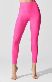 Beyond Yoga Spacedye Caught In The Midi High Waisted Legging Pink Punch Heather