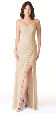 Mermaid Floor-Length Dress Champagne