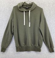 Buffalo David Bitton Sweater Olive Green Long Sleeve Size XS Hoodie