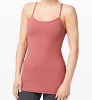 Lululemon  Power Y Tank *Everlux
Soft Cranberry Size 4 NWOT