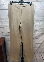 Le Suit 6p tan lined dress pants - 2641