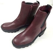 Time and Tru Women's Boots Burgundy