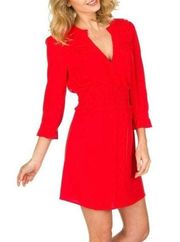 Ba&Sh Red Grenadine Lady Mini Dress Sz.0(XS)