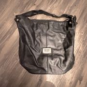 Nicole Miller black shoulder purse